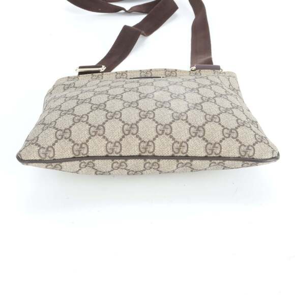 Gucci GG Supreme 201538 Leather Shoulder Bag/Messenger Bag Brown Men's - Picture 6 of 9
